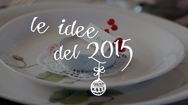 Segnaposto per la tavola di Capodanno
